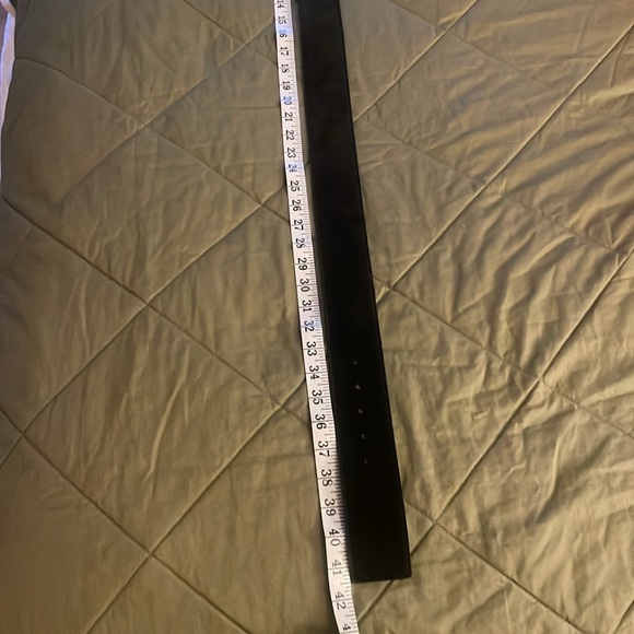 Calvin Klein FUR Vintage black pony hair wide belt size Large - Picture 8 of 13